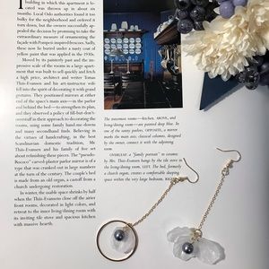 Earring-Deep Sea Pearl